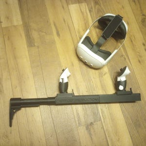 Adjustable VR Gunstock for Quest 3 and Quest 2
