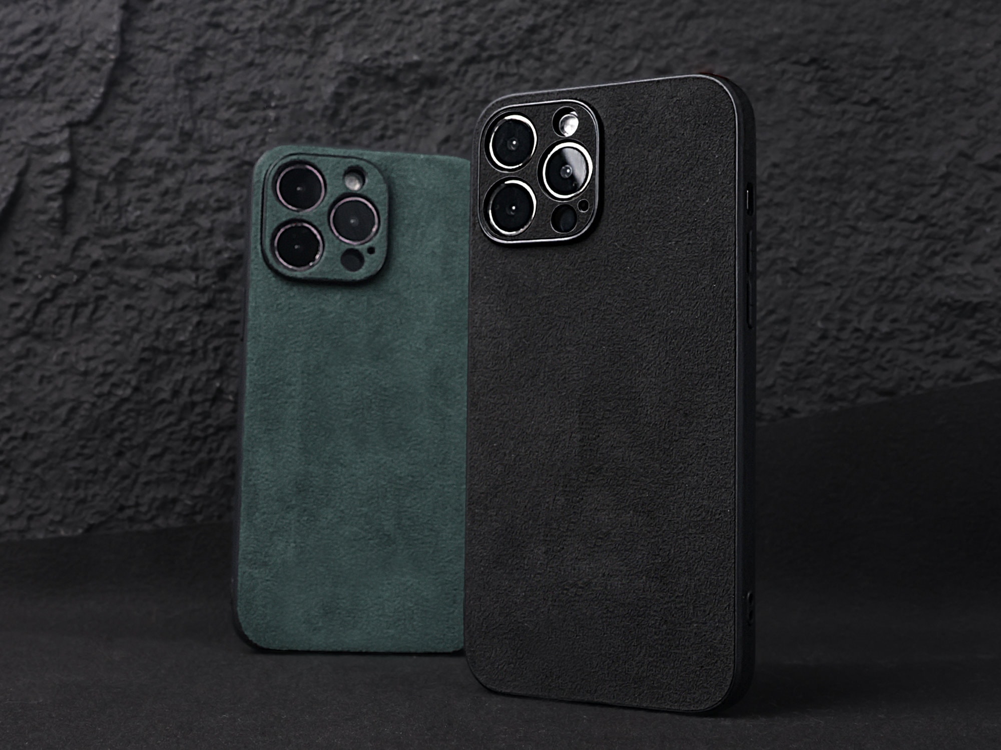 Alcantara iPhone Case: Custom Monogram, Luxury Suede Cover