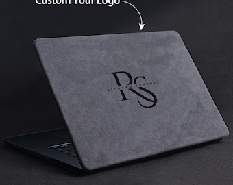 Funda personalizada de Alcantara para MacBook Air (15 pulgadas, M2, M3, M4) - Personalizada