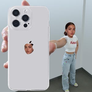Custom Photo iPhone Case: Personalized Apple Logo, Funny Phone Cover