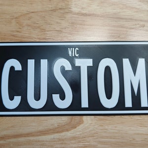 Custom Novelty Number Plate/license Plate /3d/toy Car/ Personalised ...