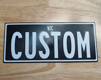 Custom Novelty Number Plate/License Plate /3D/Toy Car/ Personalised