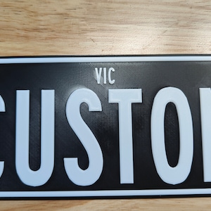 Custom Novelty Number Plate/license Plate /3d/toy Car/ Personalised ...