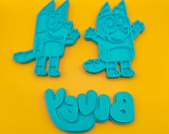 Bluey & Bingo Cookie/Play-Doh Cutters and Stamps