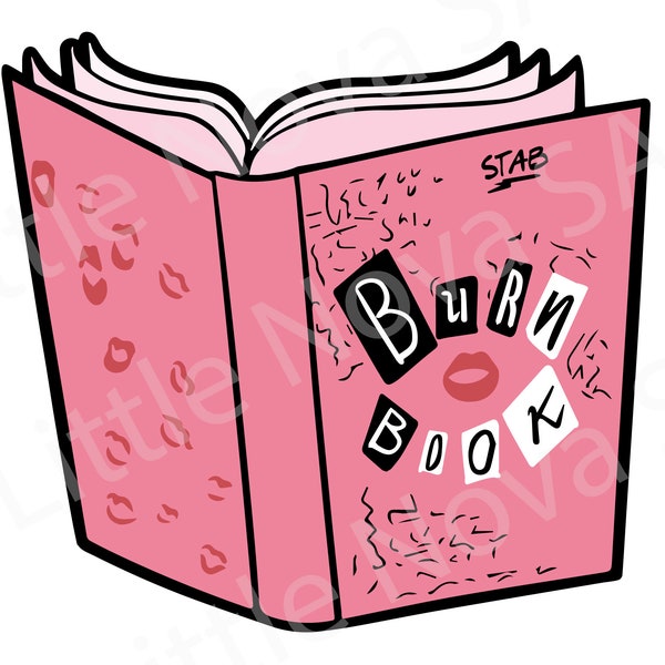 Mean Girls - Burn Book | Hi-Res Vector File(AI), SVG, Png & Jpeg