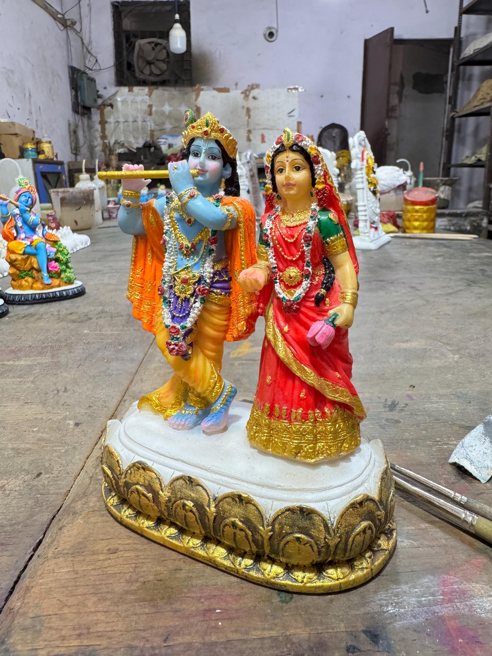 Radha Krishna - God Idol (6.5 in)