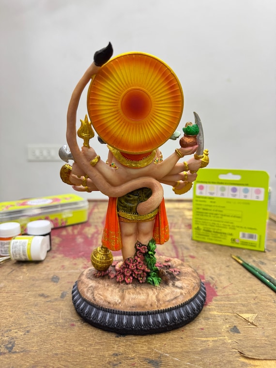 Standing Panchmukhi Hanuman Idol-5 Faces of Hanuman-height-8.5