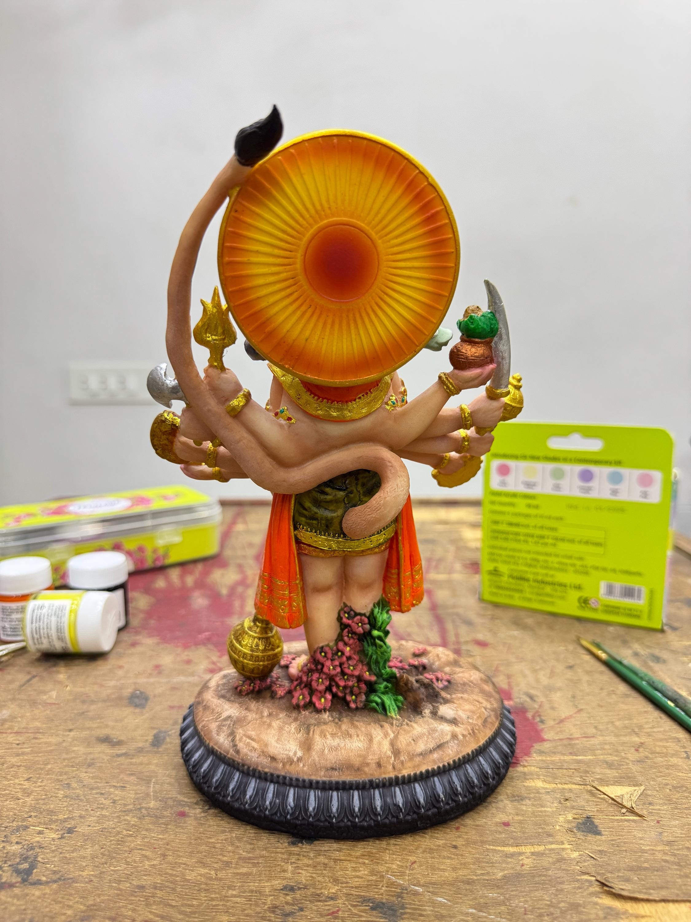 Standing Panchmukhi Hanuman Idol-5 Faces of Hanuman-height-8.5