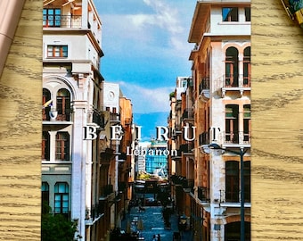Beirut Lebanon Postcard Art Fine Print Wall Art Decor Collectible Photograph
