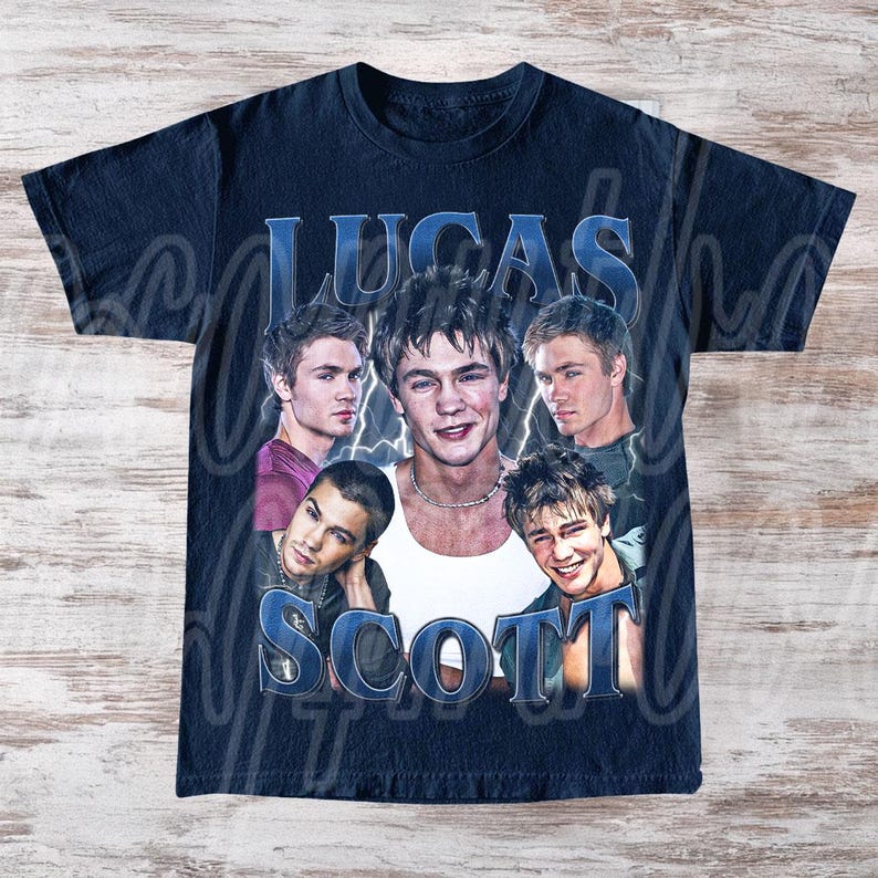 Lucas Scott One Tree Hill Shirt, One Tree Hill TV Show Shirt, Binge Watch TV Series, Lucas Scott Comfort Colors Shirt, Gift For Fan Tee FD Navy