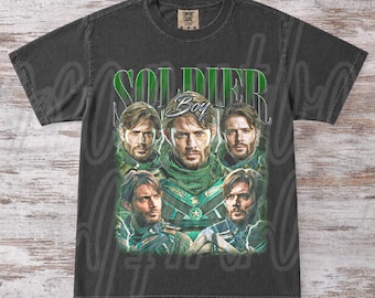 Soldier Boy Jensen Ackles T-Shirt, Military Soldier Tee, Army Fan Gift, Supernatural TV Show Shirt, Camouflage Print Top FD