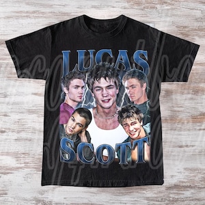 Lucas Scott One Tree Hill Shirt, One Tree Hill TV Show Shirt, Binge Watch TV Series, Lucas Scott Comfort Colors Shirt, Gift For Fan Tee FD Black
