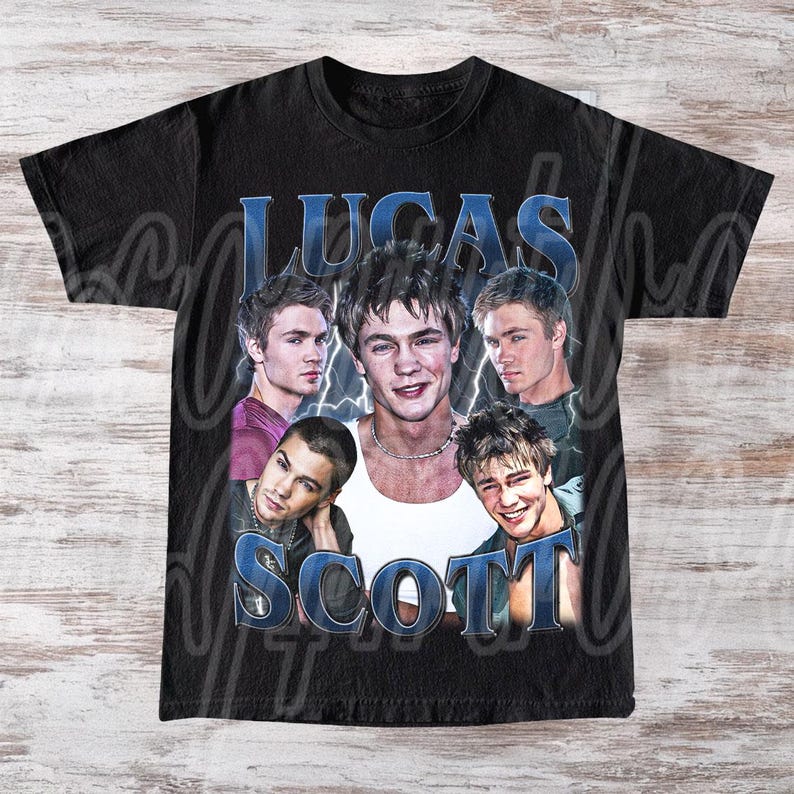 Lucas Scott One Tree Hill Shirt, One Tree Hill TV Show Shirt, Binge Watch TV Series, Lucas Scott Comfort Colors Shirt, Gift For Fan Tee FD Black