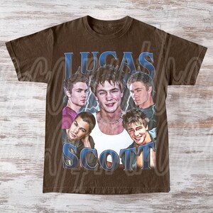 Lucas Scott One Tree Hill Shirt, One Tree Hill TV Show Shirt, Binge Watch TV Series, Lucas Scott Comfort Colors Shirt, Gift For Fan Tee FD Dark Chocolate