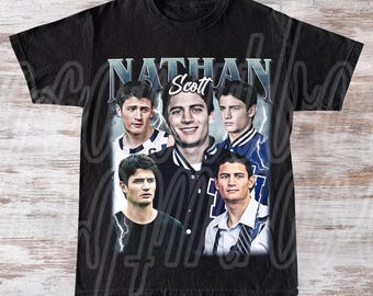 Nathan Scott One Tree Hill T-Shirt, One Tree Hill Fan Shirt, TV Show Tee, Unisex Graphic Tee, Gift for Nathan Scott Fan, OTH Merch FD
