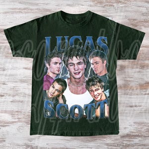 Lucas Scott One Tree Hill Shirt, One Tree Hill TV Show Shirt, Binge Watch TV Series, Lucas Scott Comfort Colors Shirt, Gift For Fan Tee FD Forest Green