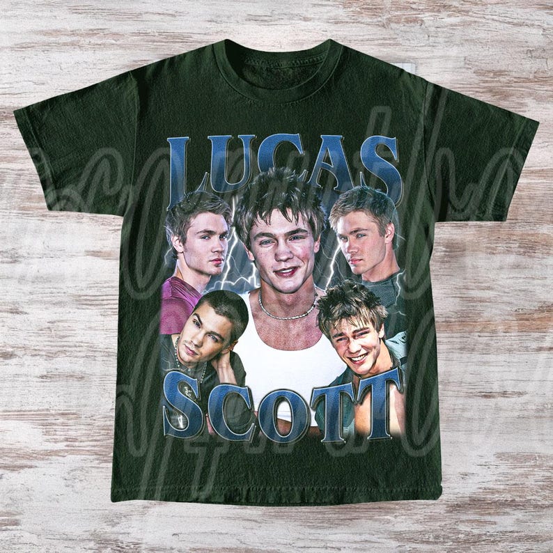 Lucas Scott One Tree Hill Shirt, One Tree Hill TV Show Shirt, Binge Watch TV Series, Lucas Scott Comfort Colors Shirt, Gift For Fan Tee FD Forest Green