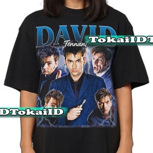 Retro 90's David Tennant  Shirt , David Tennant Fan Homage Graphic Shirt, Gift For Women and Man Unisex T-Shirt