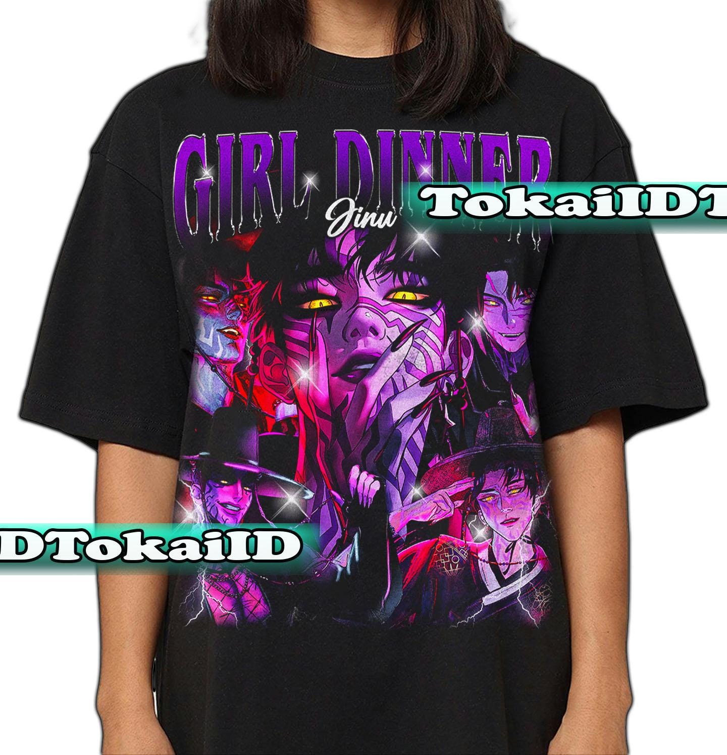 Retro 90's Comfort Colors Girl Dinner Jinu T-Shirt, Girl Dinner Jinu Fan Tee T-Shirt, Gift For Women and Man Unisex 405350