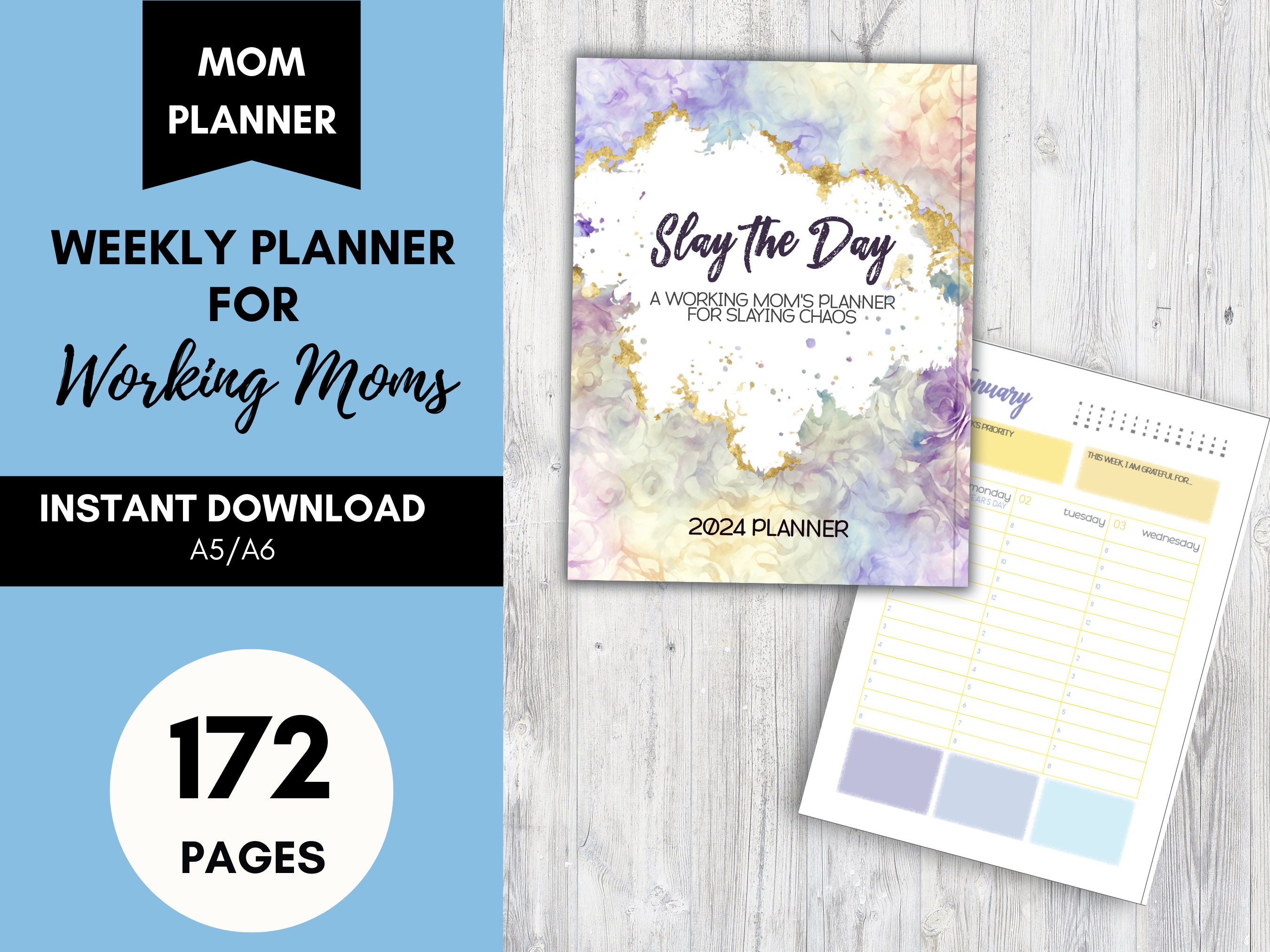 Printable Working Mom Planner Printable Mom Planner Busy Mom Printable ...