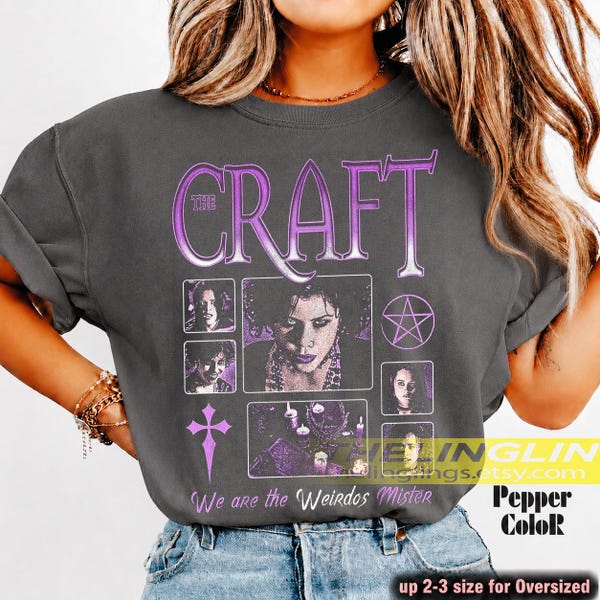 The Craft 1996, Kult-T-shirt med Skräck och Fantasy, Gotisk Film, Häxkonst, Retro Häxkonst, Halloween-Gift