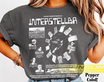 インターステラーTシャツ、ノーラン映画にインスパイアされた宇宙映画