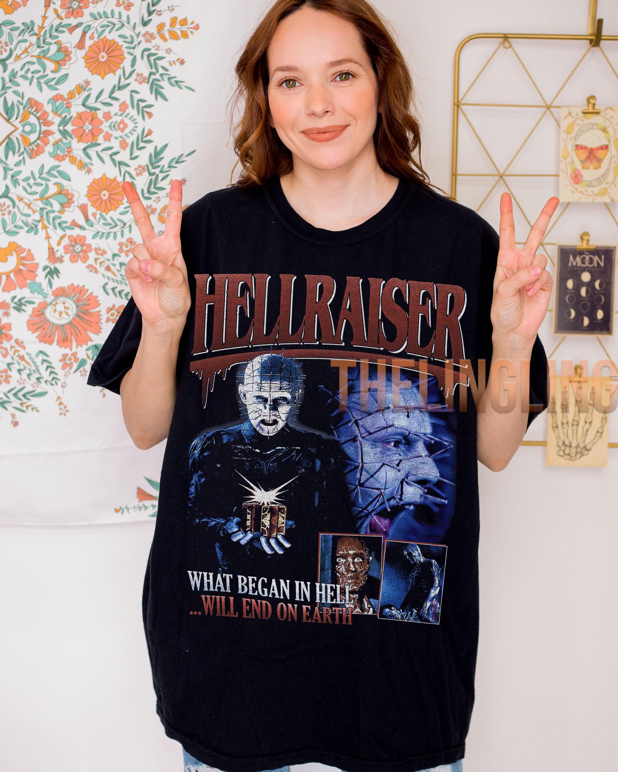 ヘルレイザー 1987 ホラー映画 ユニセックス Tシャツ、クラシック映画 