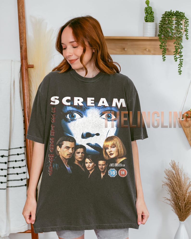 Scream Movie Horror 1996 Mystery T-shirt, Unisex Tee, Graphic Shirt ...