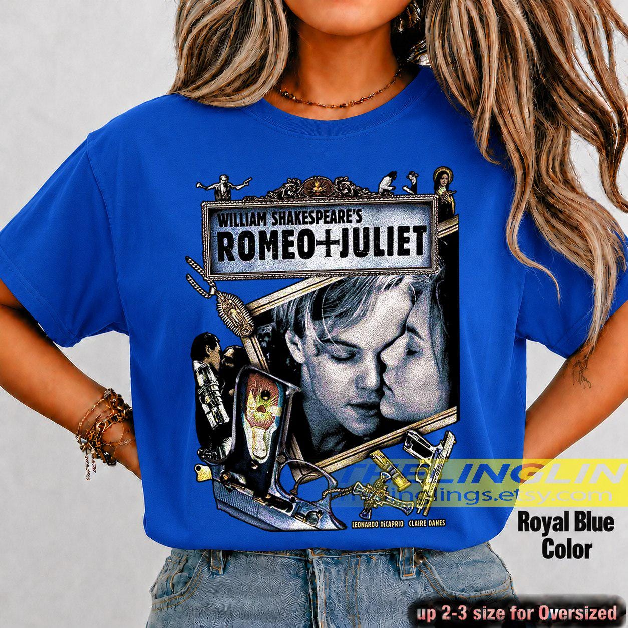 Romeo + Juliet 1996 Unisex Softstyle T-shirt, Romance/crime Movie