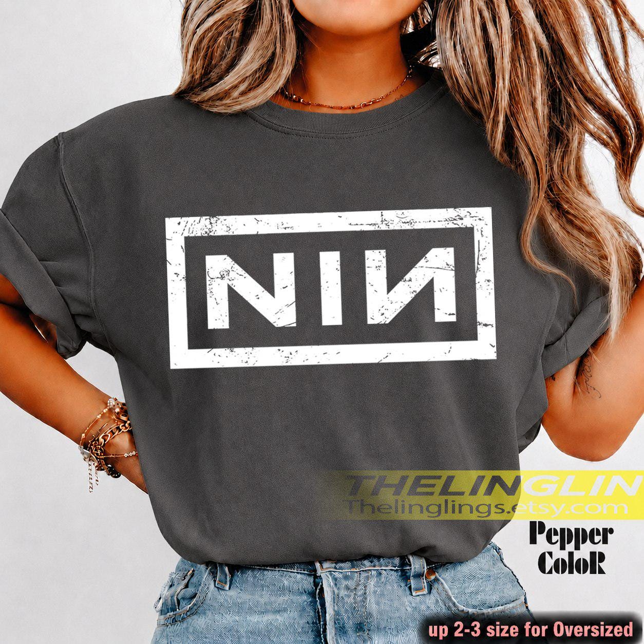 Nine inch nails shirt vintage - Etsy 日本