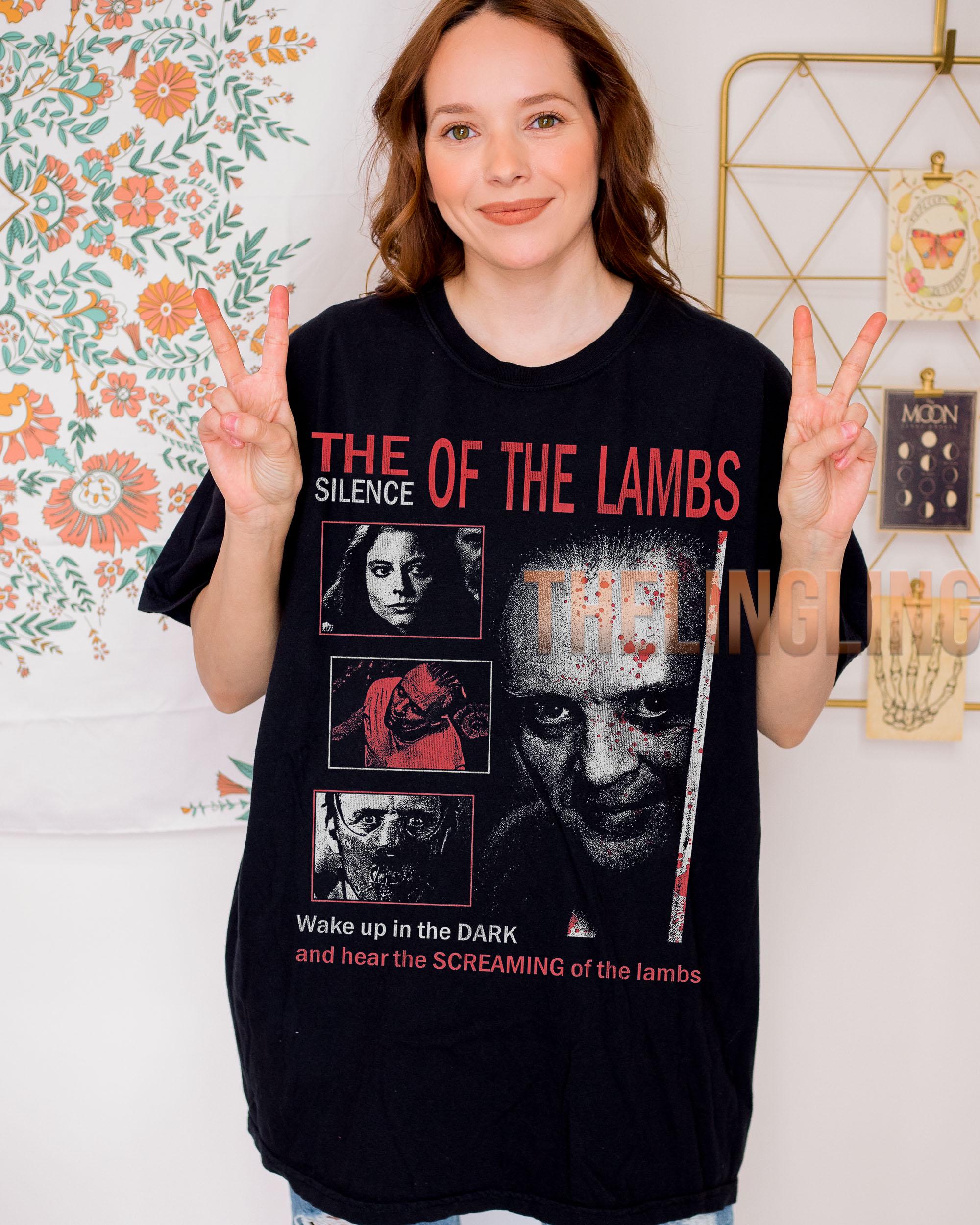 羊たちの沈黙 1991、クラシックホラークライムスリラー映画Tシャツ 