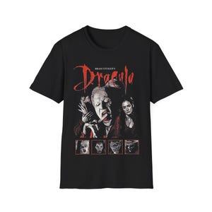Bram Stoker&#39;s Dracula 1992 Unisex Softstyle T-Shirt, Horror/Romance Tee, Gothic Vampire Shirt, Halloween Costume Top, Classic Movie Apparel