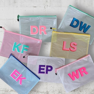 Shadow Monogram Pool Bag, Brautjungfern, personalisierte Pooltasche, wasserdichte Tasche, Camp Bag, Kids Pool Bag, Girls Trip, Party Favors und Geschenke