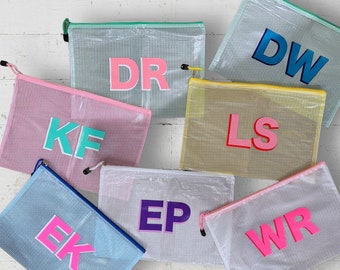 Shadow Monogram Pool Bag, Bridesmaids, Personalized Pool Bag, Waterproof Bag, Camp Bag, Kids Pool Bag, Girls Trip, Party Favors and Gifts