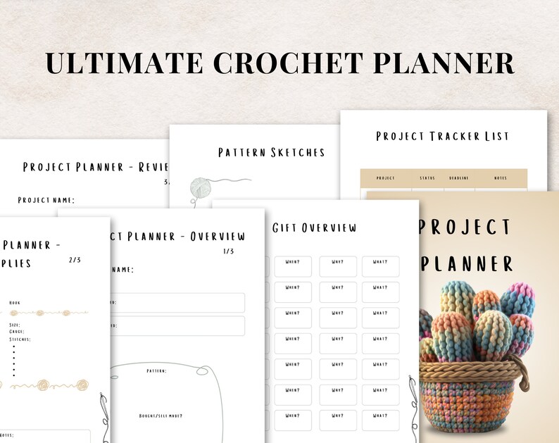 crochet planner