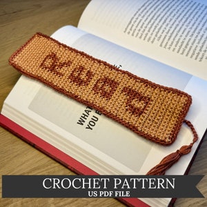 Crochet Bookmark Pattern Tapestry Minimalistic Easy Crochet with Detailed English Description With Photos Digital Download