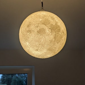 Éclairage de plafond lampe lune