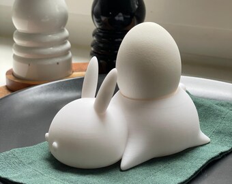 Easter egg cup bunny – modern Easter decoration in 3D printing – ideal for the breakfast table
