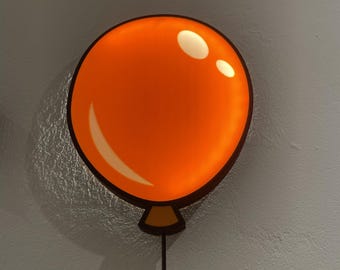 Balloon Night Light for Kids' Room | 3D Printed Wall Lamp | Dimmable LED Night Light for Children | Handmade in Germany