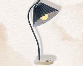 Einfache dekorative LED-Klapplampe, Nachtlampe, Nachtstandlampe ， Lidschatten ， Schlafzimmerlampe, handgemachte Lampendekor, Muttertagsgeschenk
