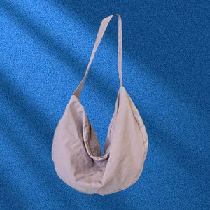 Dumpling Bag,Simple Crossbody Bag, Large Capacity Vintage Single Shoulder Bag, Casual Crossbody Bag,Back To School,Canvas Bag zdjęcie 3