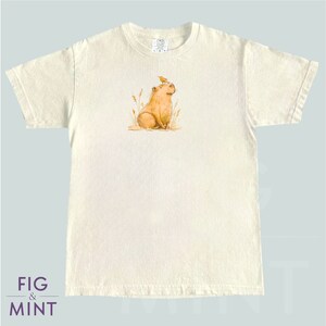 Cute Capybara T-Shirt, Retro T-Shirt, Funny Vintage Capybara Tee, Pre Washed Faded, Oversized Tshirts, Capybara Lovers, Capybara Gifts, Capy