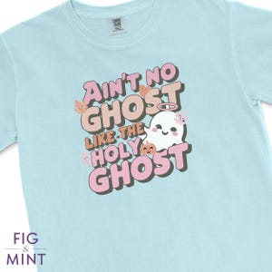 Cute Kawaii Christian Halloween T-Shirt, Funny All Hallows Eve Tee, Christian Gift, All Saints' Catholic Gift, Comfort Colors, Baggy T Shirt