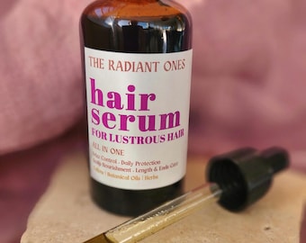HAARSERUM | Glänzende Schlösser | Kopfhaut Gesundheit | Enden Pflege | Pflegetipps | Talg & Botanicals | 50ml