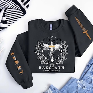 Fourth Wing Sweatshirt, Basgiath War College, Dragon Rider, Violet Sorrengail, Xaden Riorson, Riders Quadrant, Fantasy reader, Rebecca Yoros