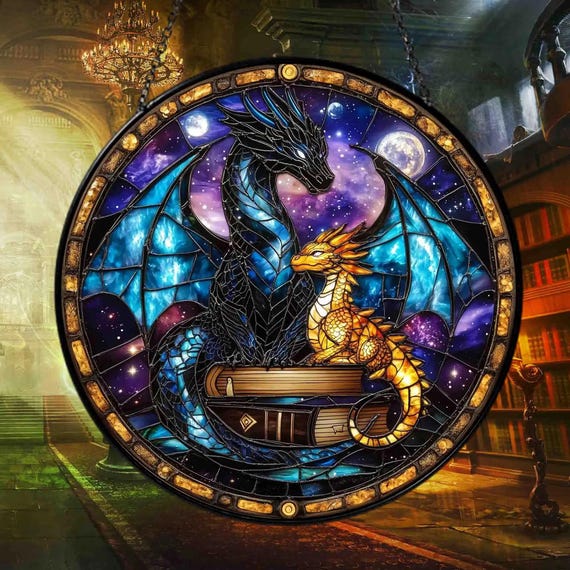 Drachen-Sonnenfänger Aus Buntglas – 20 Cm, Fensterdekoration, Drachen-Ornamente, Mit Haken Und Kette