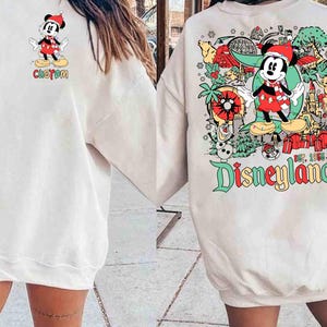 Custom Name Disneyland Christmas All Characters Shirt, Disney Christmas Shirt, Mickey and Friends Christmas Tee, Disney Family Christmas Tee