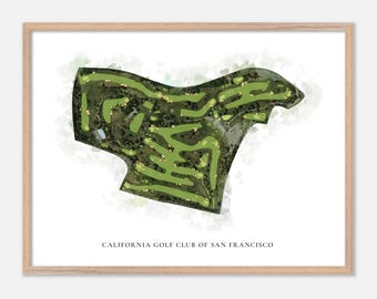 San Francisco Golf Club - Impressionism Painting-effect Print Art