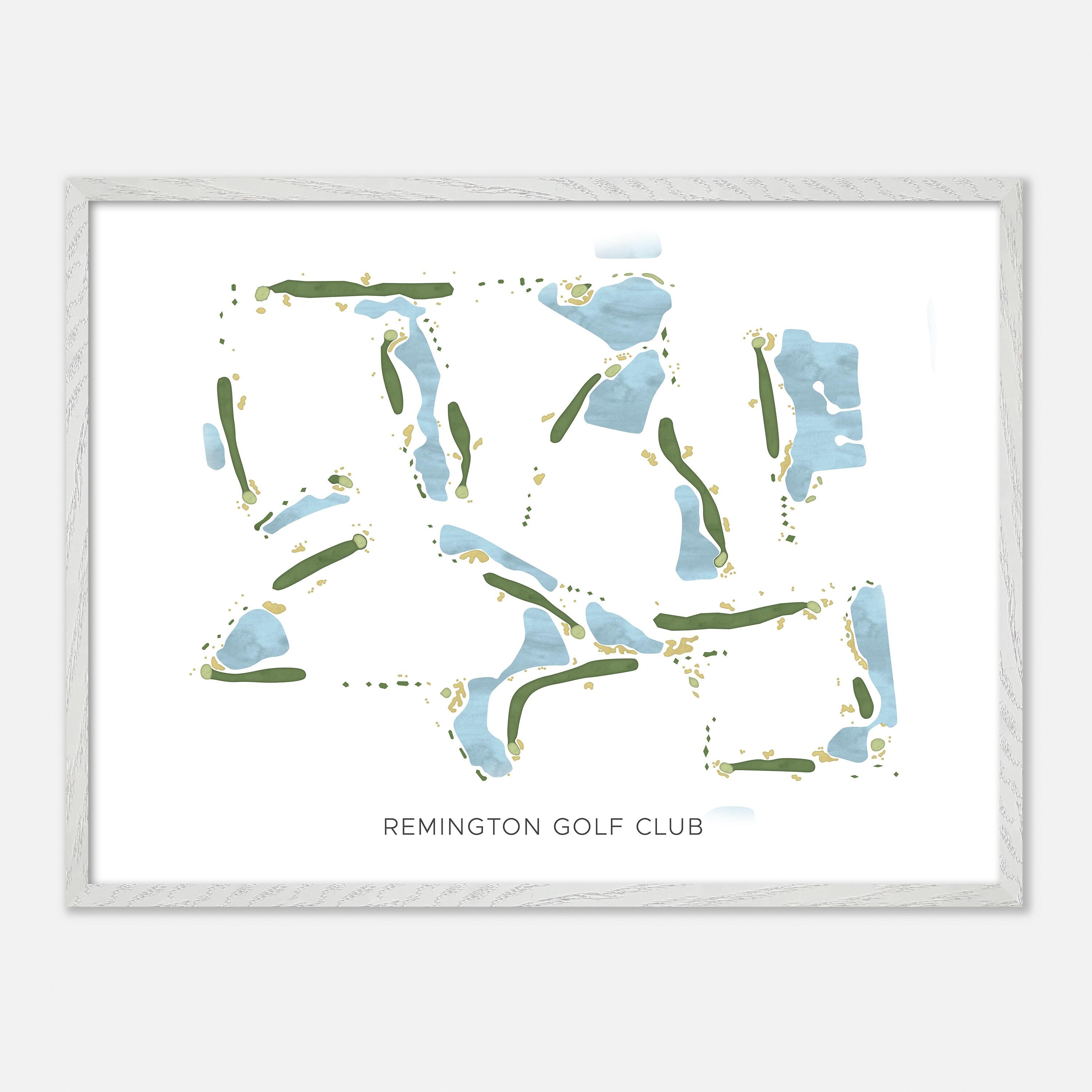 Remington Golf Club in Kissimmee, Florida - Modern Watercolor Map