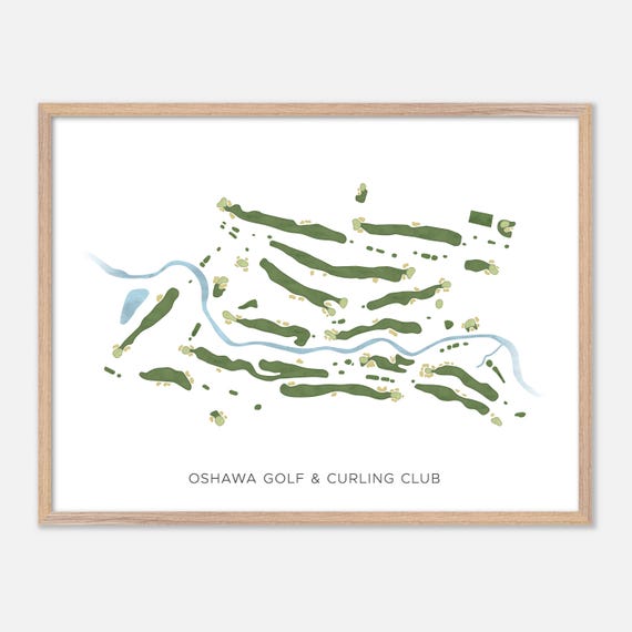 Oshawa Golf & Curling Club in Oshawa, Canada - Modern Watercolor